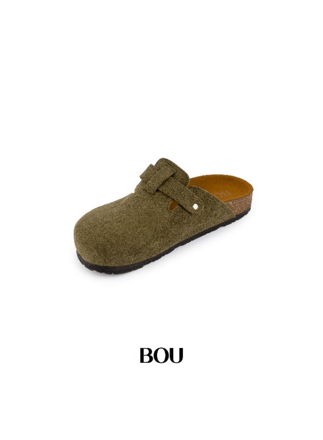 BOU Clogs - Dark Olive Tapue - Image 3